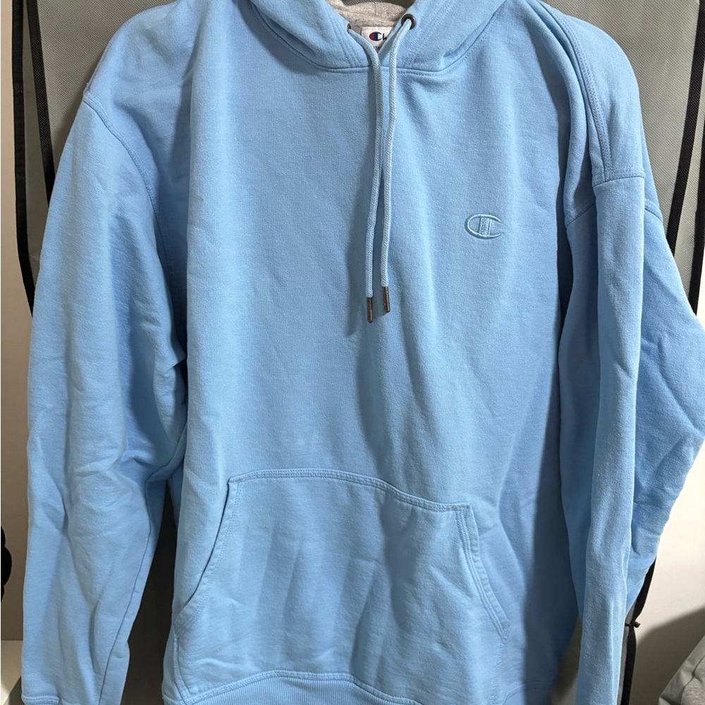 Champion Sky Blue Pullover Hoodie